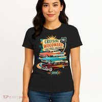 Long Roofs Loud Hearts Crusing Woodward 2026 M1 Women's T-Shirt thumb 4