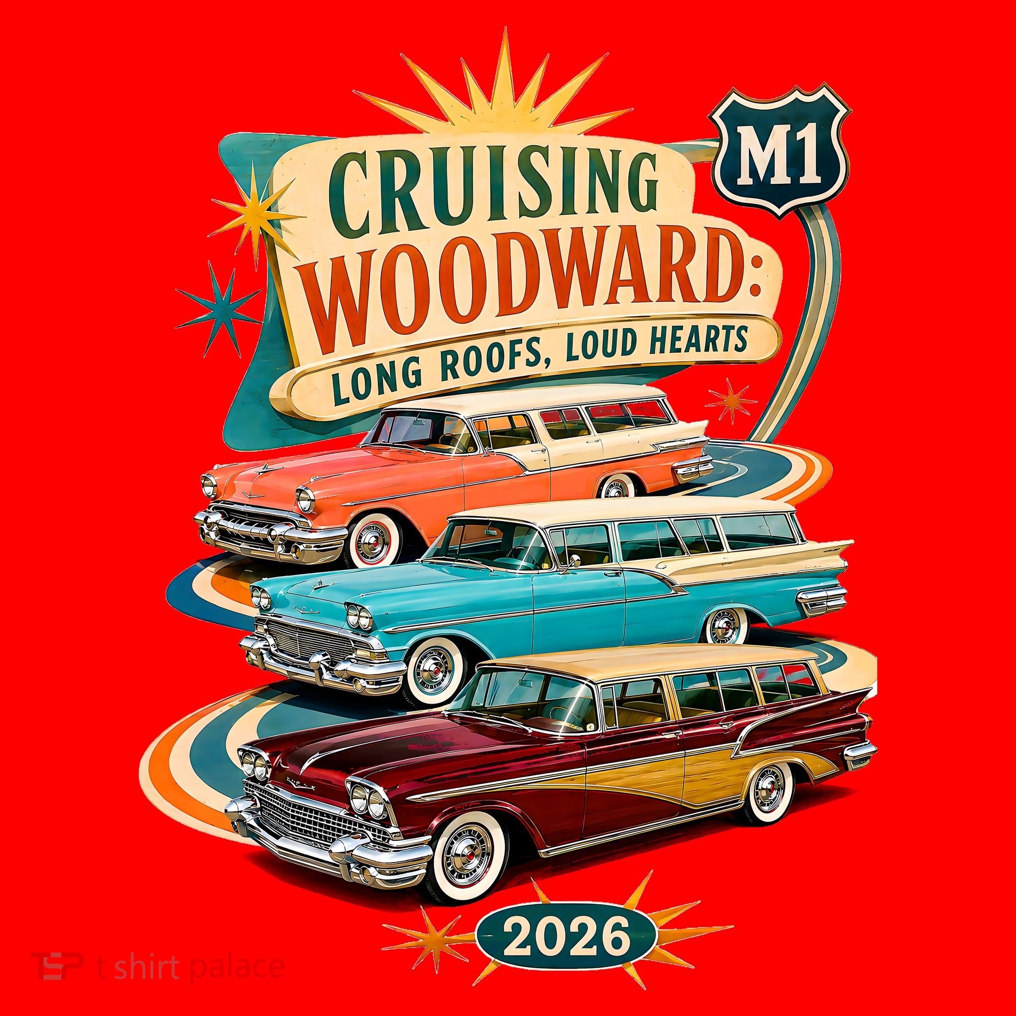 Long Roofs Loud Hearts Crusing Woodward 2026 M1 Santa Hat