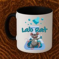 Lab Rat Lab Week Science Teacher Laboratory Scientist Graduation Coffee Mug thumb 2