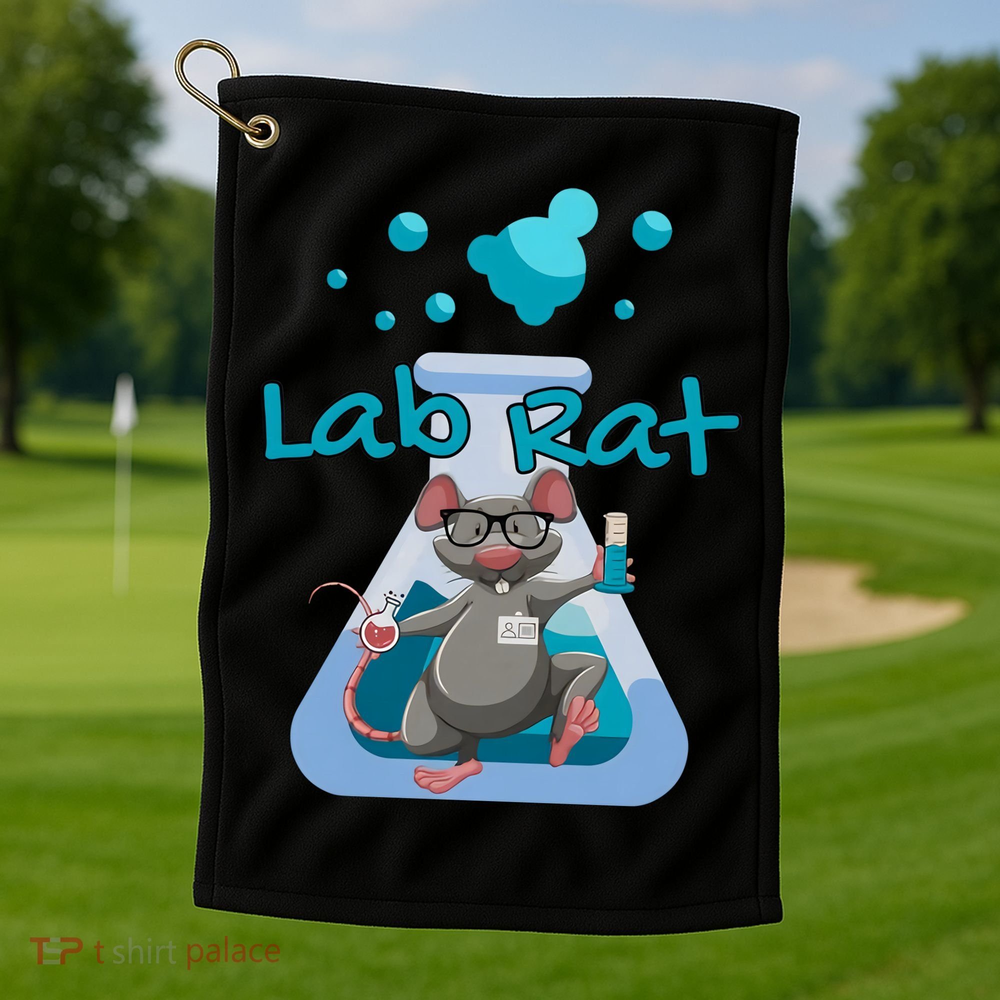 Lab Rat Lab Week Science Teacher Laboratory Scientist Graduation Golf Towel