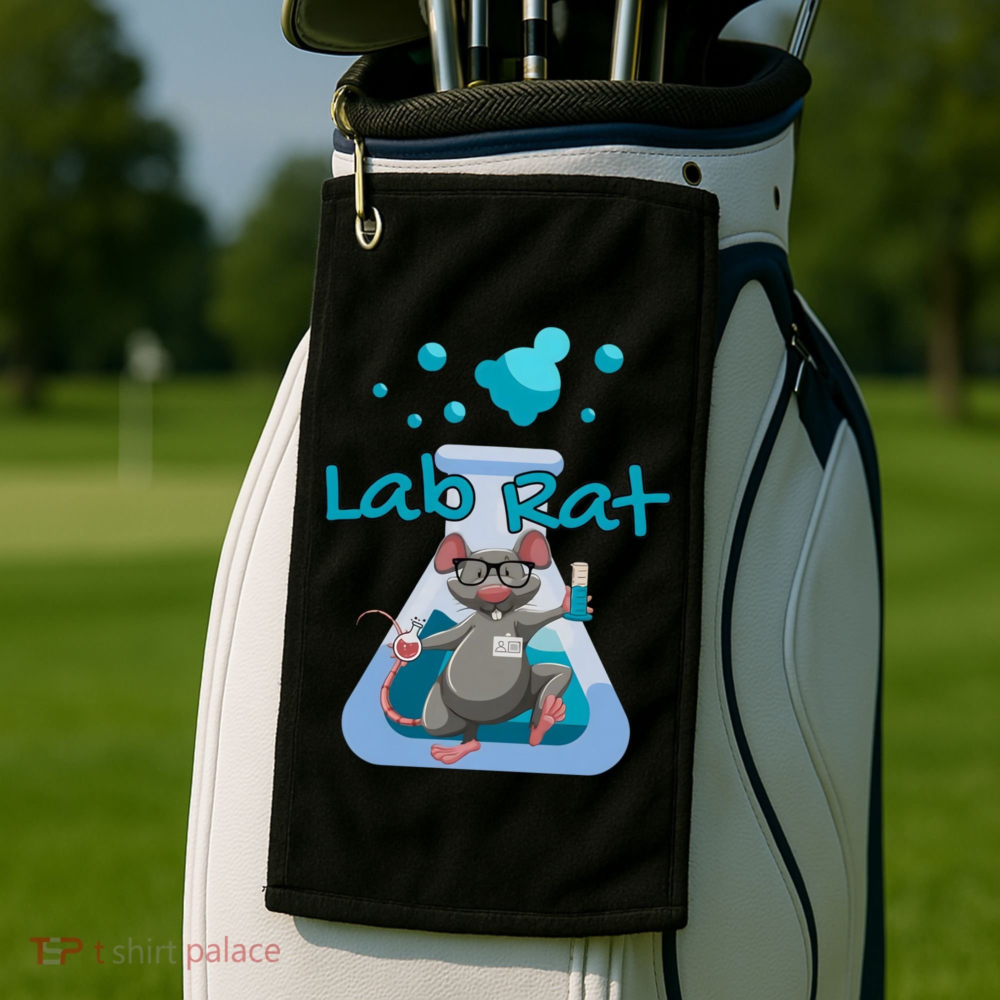 Lab Rat Lab Week Science Teacher Laboratory Scientist Graduation Golf Towel