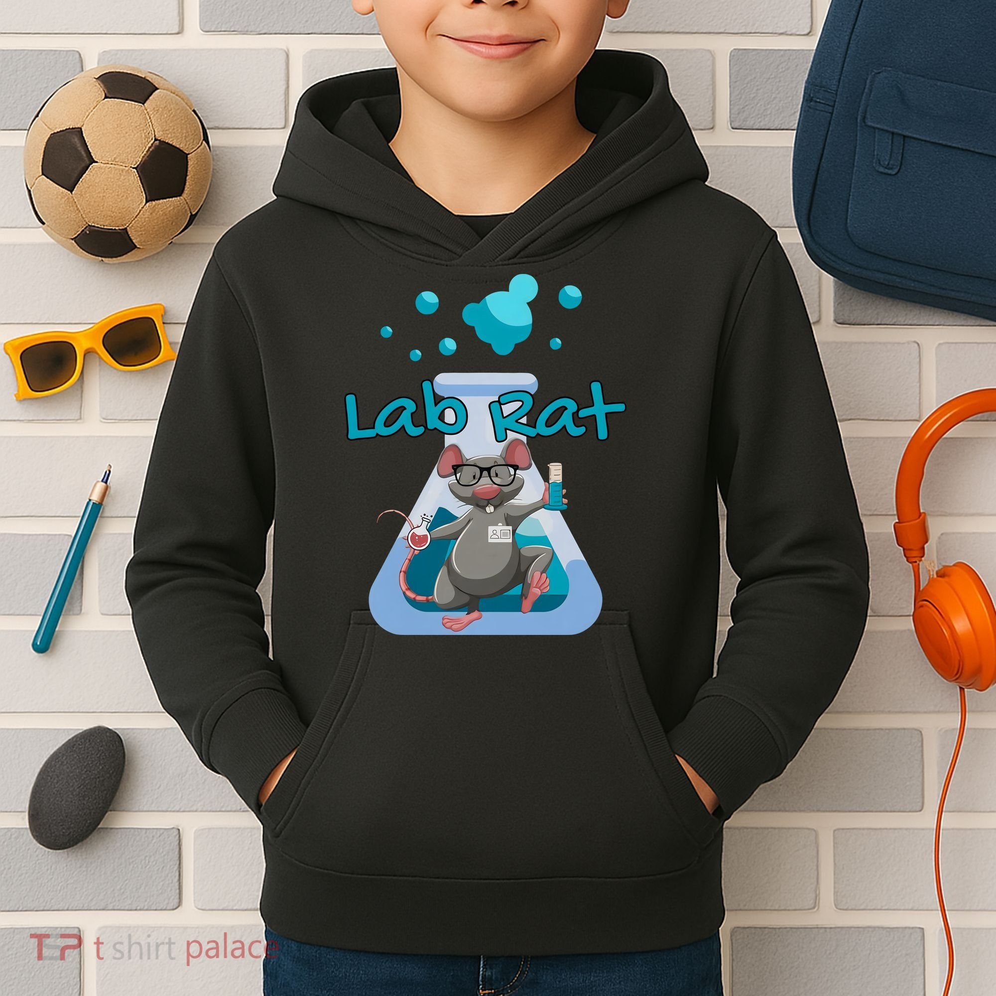 Lab Rat Lab Week Science Teacher Laboratory Scientist Graduation Kids Hoodie