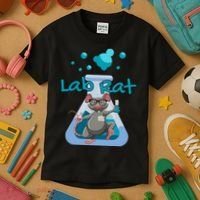 Lab Rat Lab Week Science Teacher Laboratory Scientist Graduation Kids T-Shirt thumb 3