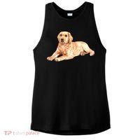 Labrador Retriever Ladies PosiCharge Tri-Blend Wicking Tank thumb 0