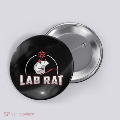 Lab Rat Laboratory Technician Medical Technologist Lab Tech Button