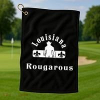 Louisiana Rougarou Loupgarou New Orleans Swamp Monster Golf Towel thumb 1