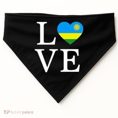 Love Rwanda USA-Made Doggie Bandana