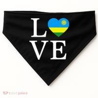 Love Rwanda USA-Made Doggie Bandana thumb 0
