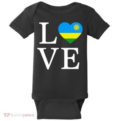 Love Rwanda Baby Bodysuit