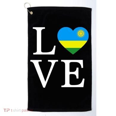 Love Rwanda Golf Towel