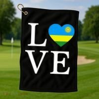 Love Rwanda Golf Towel thumb 1