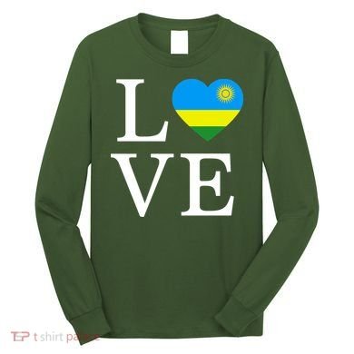 Love Rwanda Long Sleeve Shirt