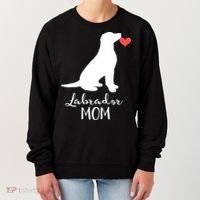 Labrador Retriever Mom Dog Silhouette Gift Women's Sweatshirt thumb 0