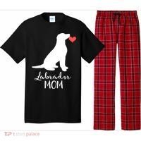 Labrador Retriever Mom Dog Silhouette Gift Pajama Set thumb 0