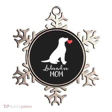 Labrador Retriever Mom Dog Silhouette Gift Ornament
