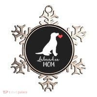 Labrador Retriever Mom Dog Silhouette Gift Ornament thumb 0