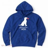 Labrador Retriever Mom Dog Silhouette Gift Hoodie thumb 0
