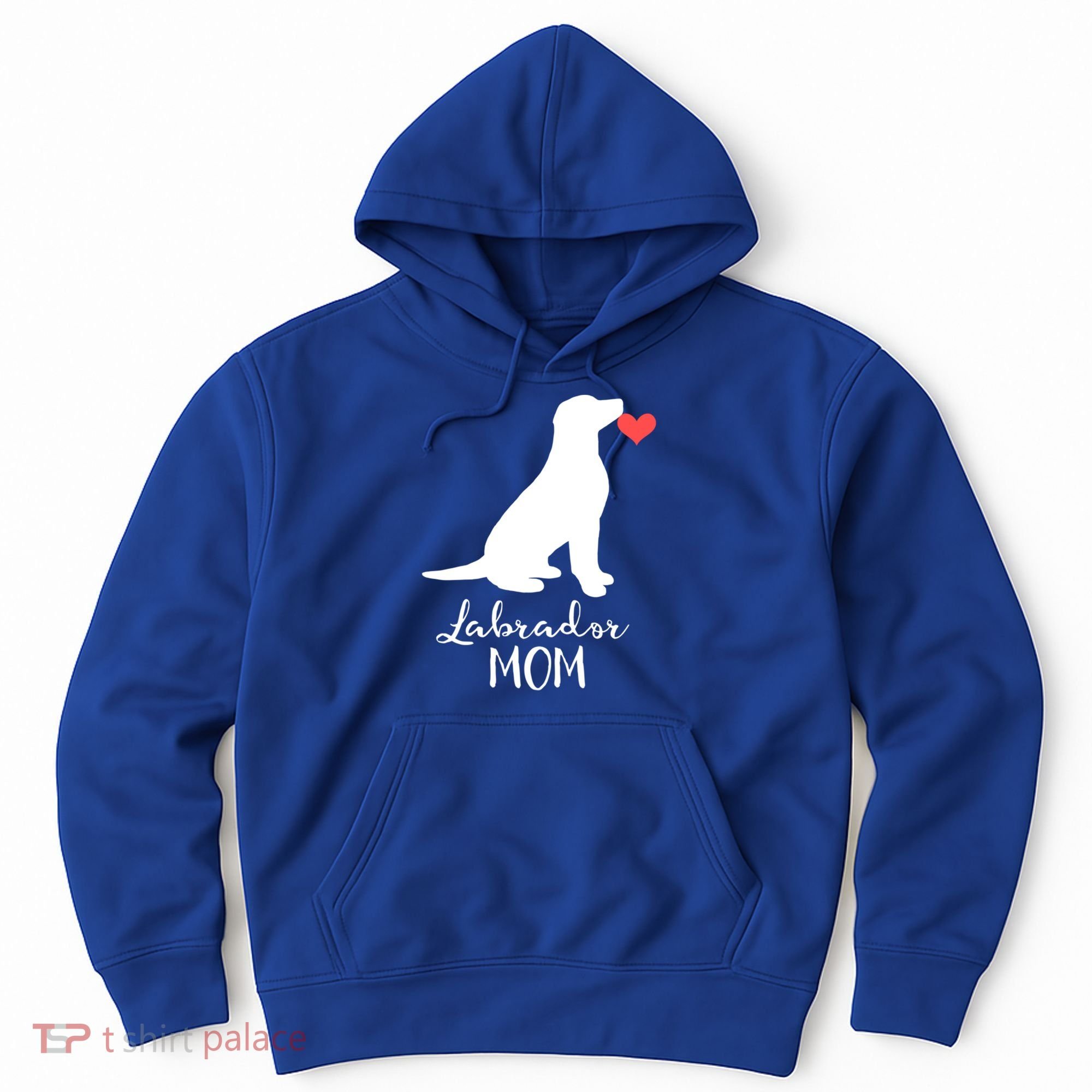 Labrador Retriever Mom Dog Silhouette Gift Hoodie