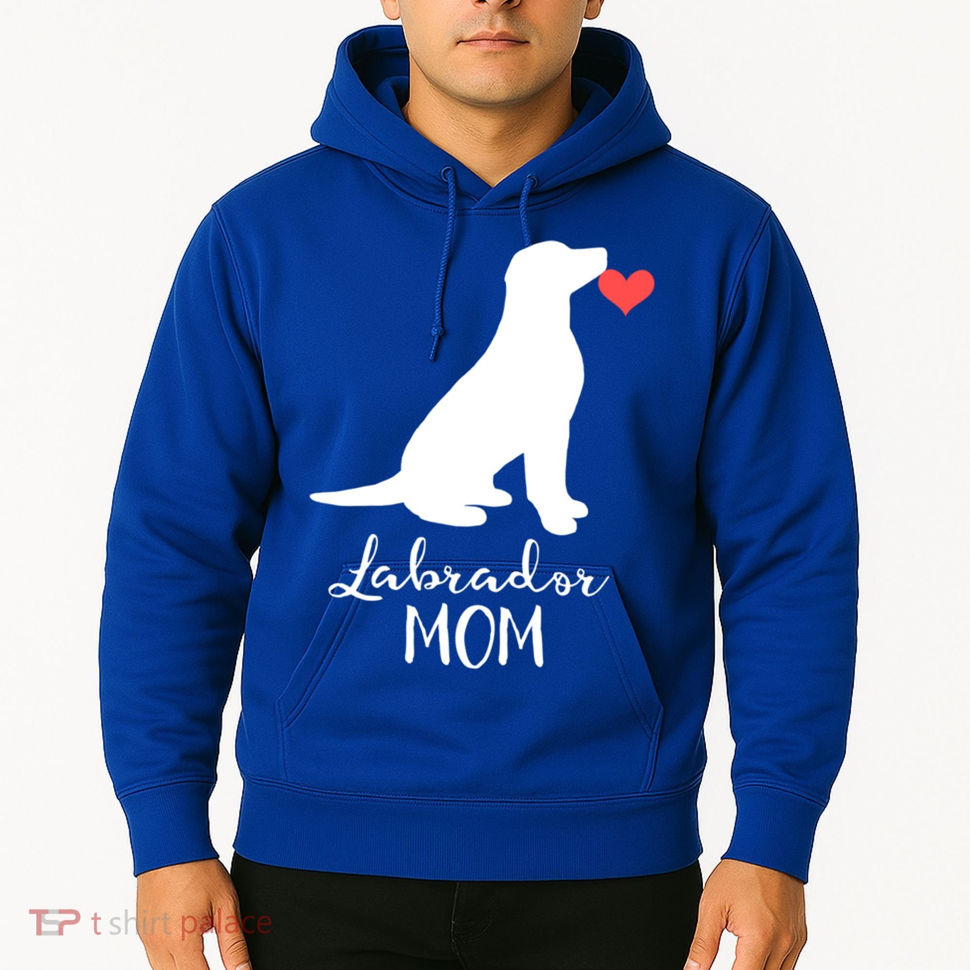 Labrador Retriever Mom Dog Silhouette Gift Hoodie