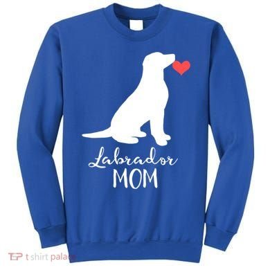 Labrador Retriever Mom Dog Silhouette Gift Sweatshirt