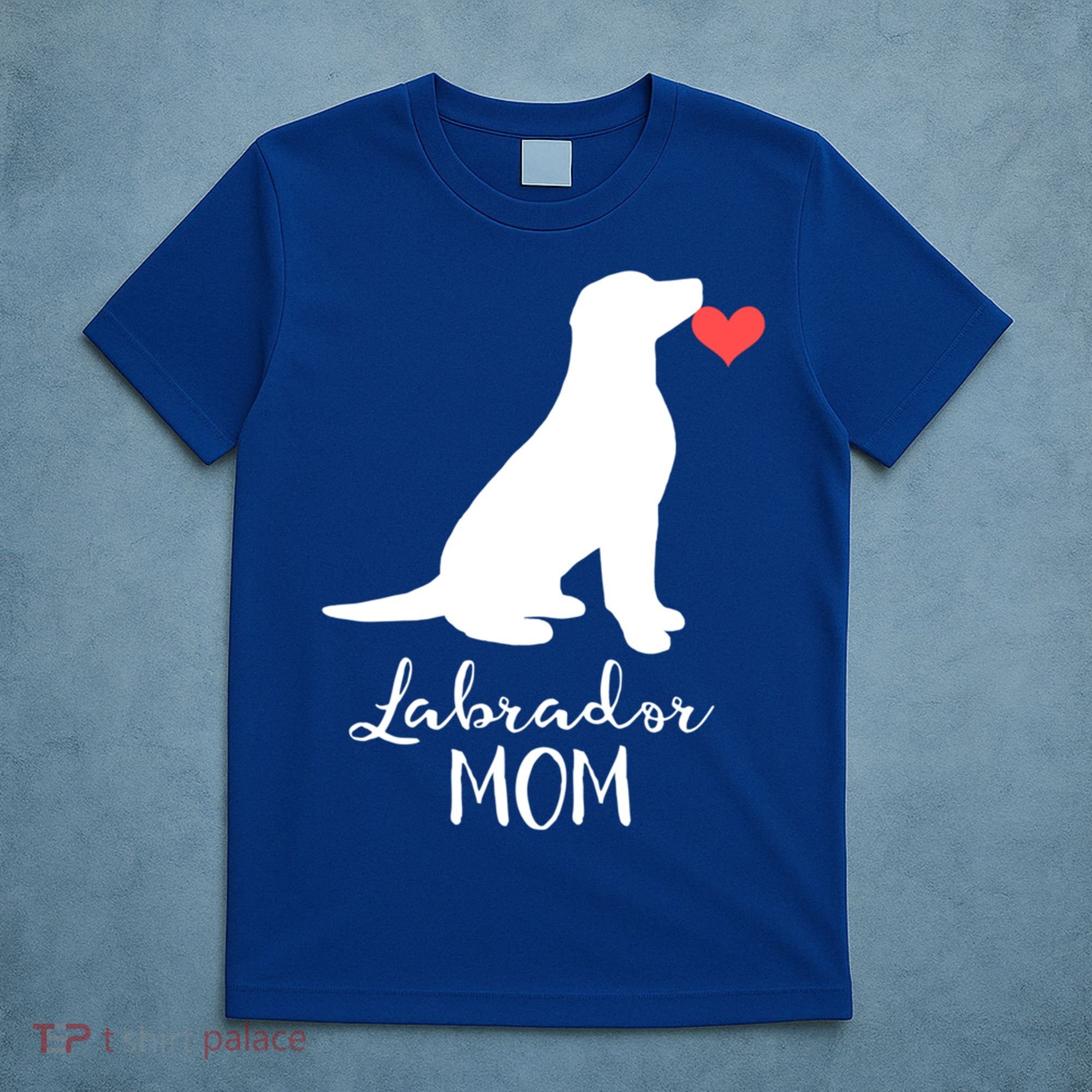 Labrador Retriever Mom Dog Silhouette Gift T-Shirt