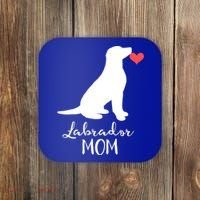 Labrador Retriever Mom Dog Silhouette Gift Coaster thumb 0