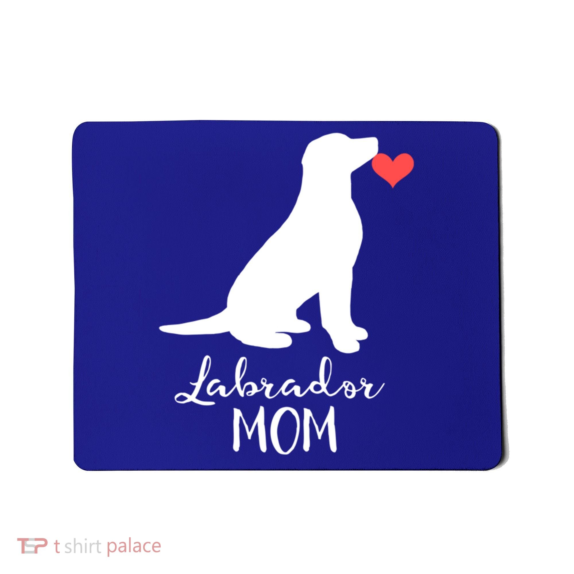 Labrador Retriever Mom Dog Silhouette Gift Mousepad