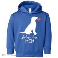 Labrador Retriever Mom Dog Silhouette Gift Toddler Hoodie thumb 0