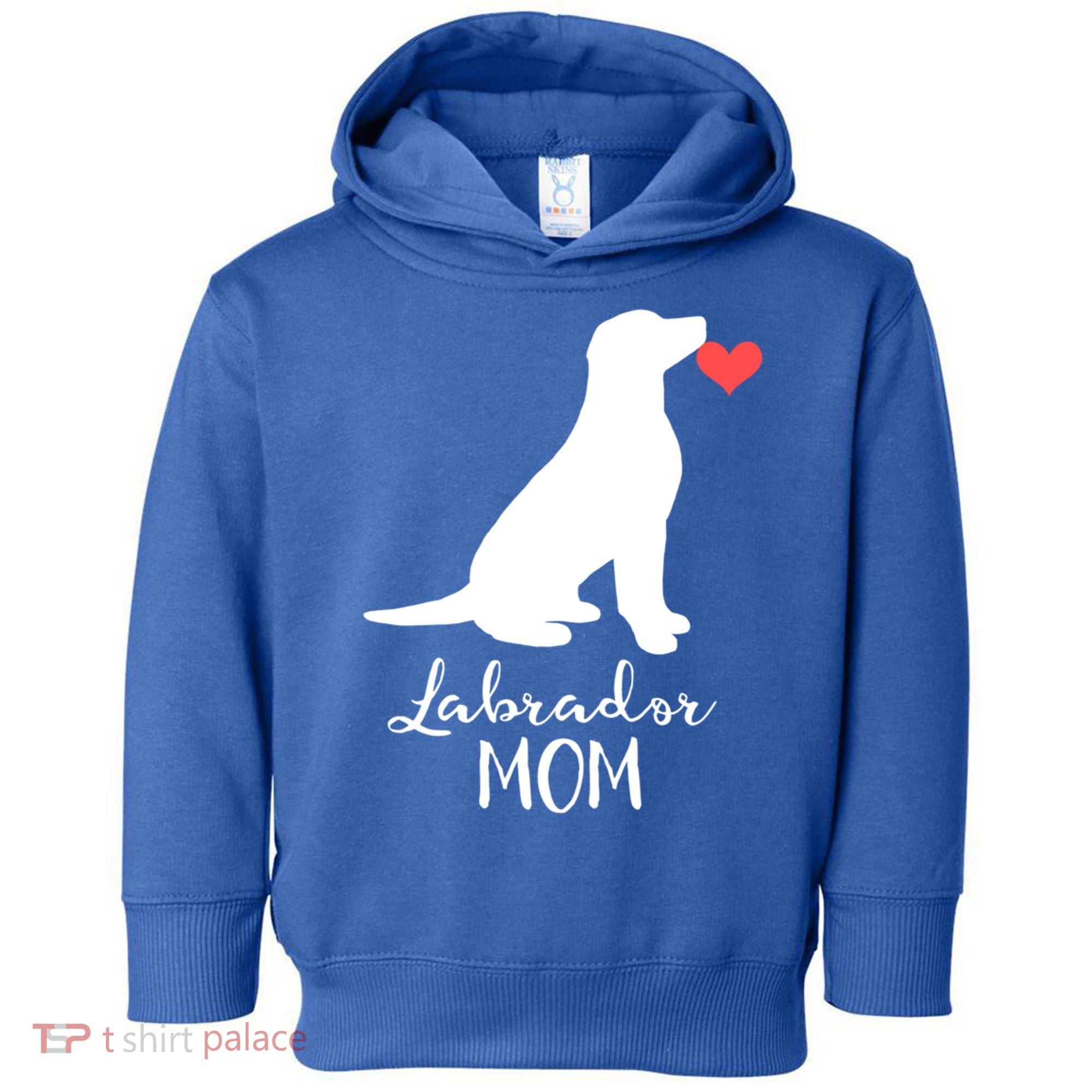 Labrador Retriever Mom Dog Silhouette Gift Toddler Hoodie