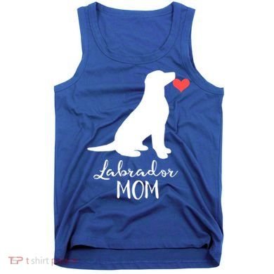 Labrador Retriever Mom Dog Silhouette Gift Tank Top