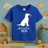 Labrador Retriever Mom Dog Silhouette Gift Toddler T-Shirt thumb 3