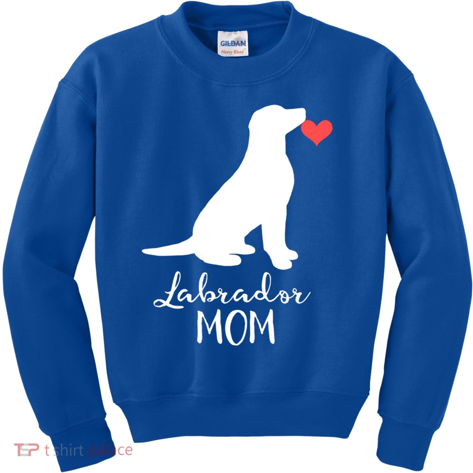 Labrador Retriever Mom Dog Silhouette Gift Kids Sweatshirt
