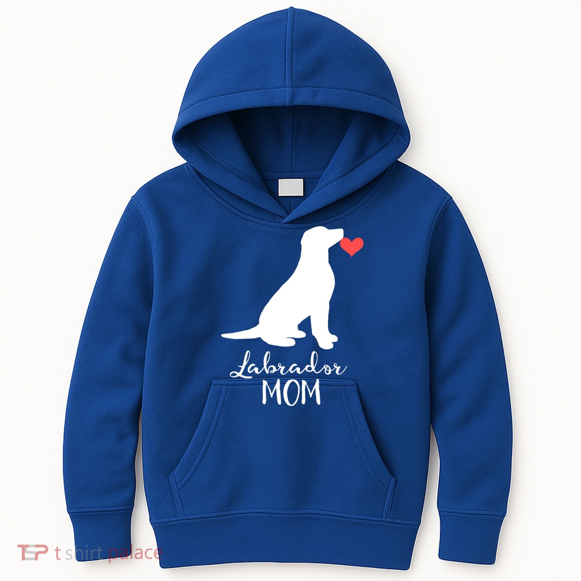 Labrador Retriever Mom Dog Silhouette Gift Kids Hoodie