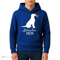 Labrador Retriever Mom Dog Silhouette Gift Kids Hoodie thumb 4