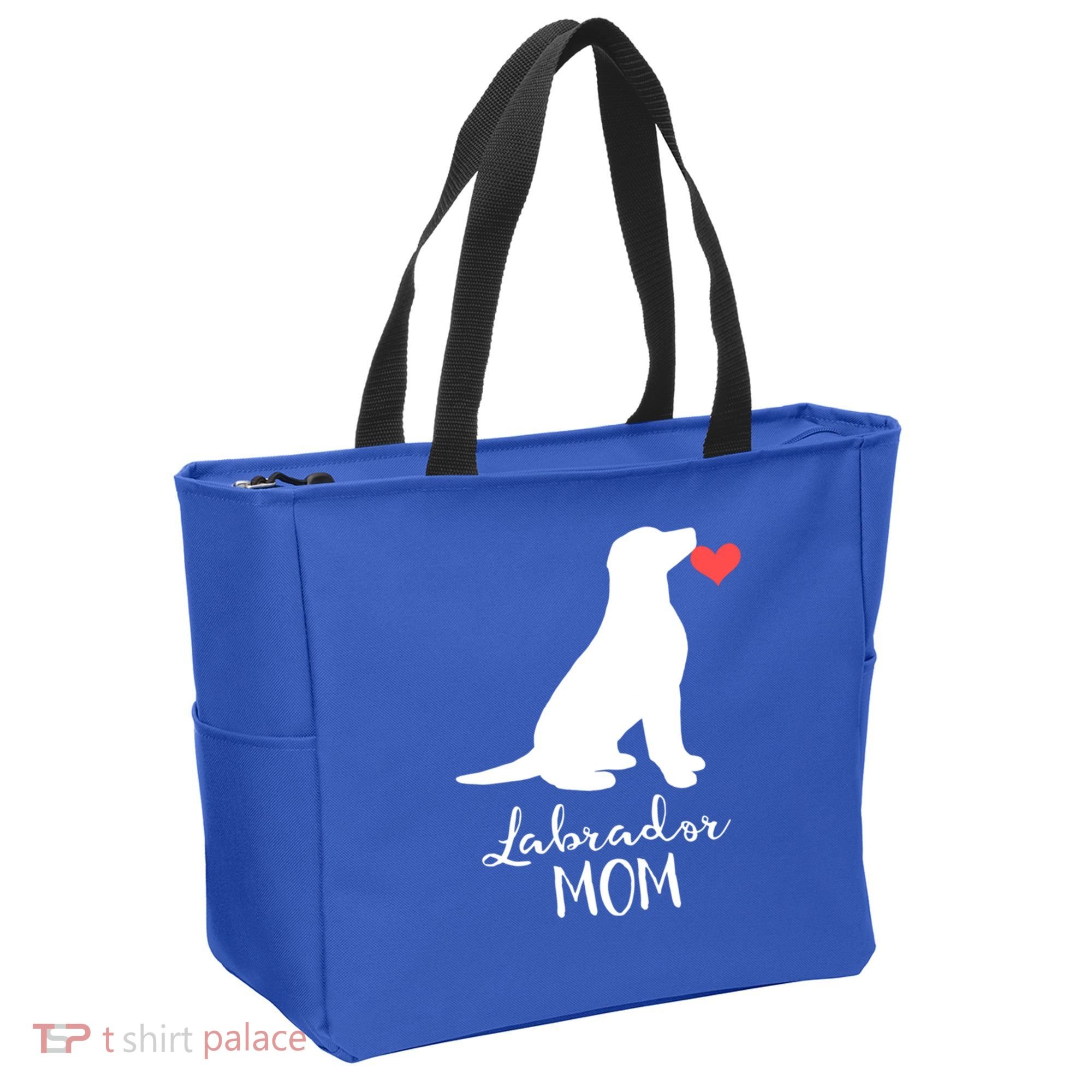 Labrador Retriever Mom Dog Silhouette Gift Tote Bag