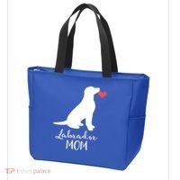 Labrador Retriever Mom Dog Silhouette Gift Tote Bag thumb 3