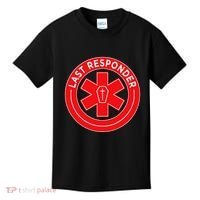 Last Responder Mortician Embalmer Funeral Director Kids T-Shirt thumb 0
