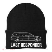 Last Responder Mortuary Science Student Mortician Gift Beanie thumb 0