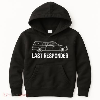 Last Responder Mortuary Science Student Mortician Gift Kids Hoodie