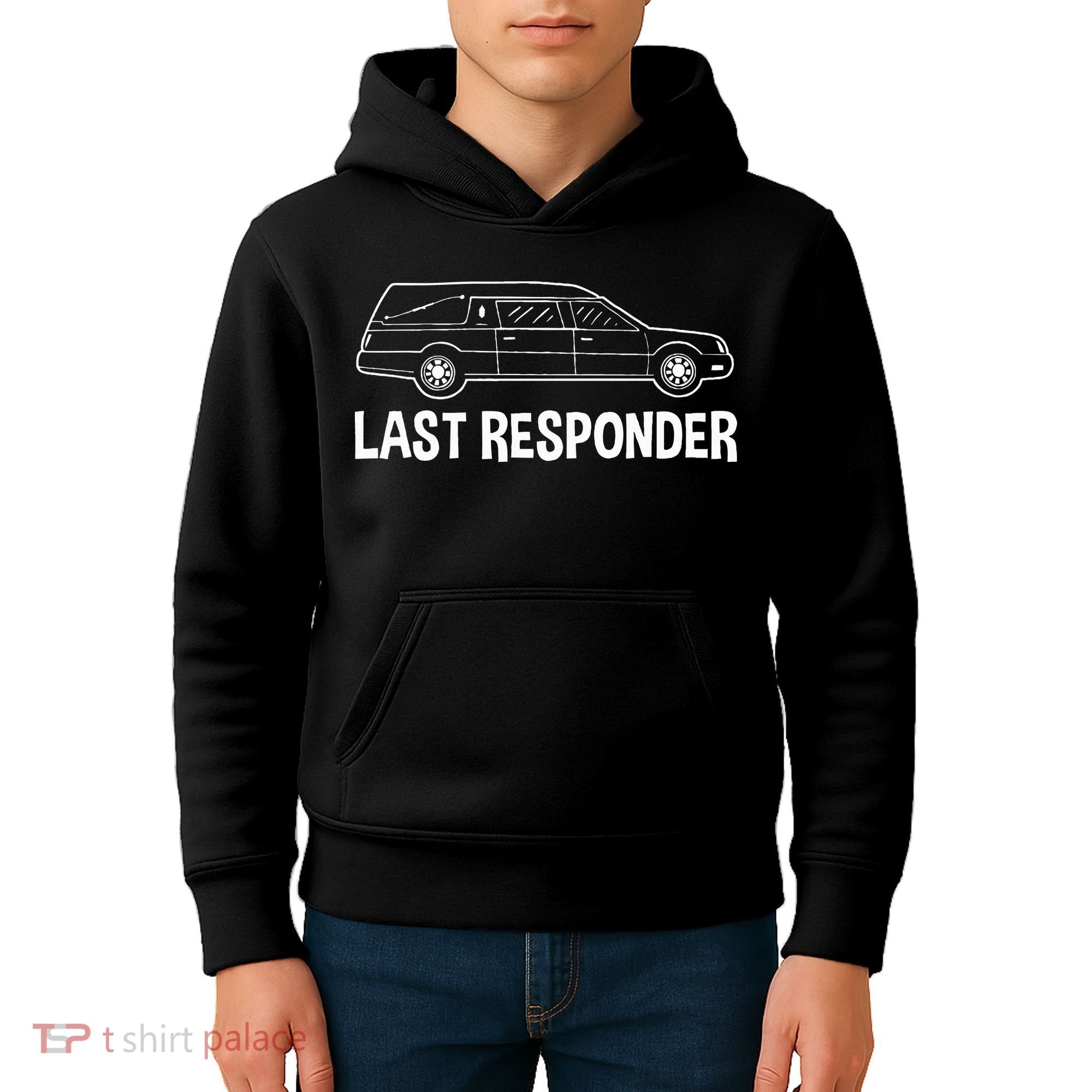 Last Responder Mortuary Science Student Mortician Gift Kids Hoodie