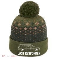 Last Responder Mortuary Science Student Mortician Gift The Baniff Cuffed Pom Beanie thumb 0