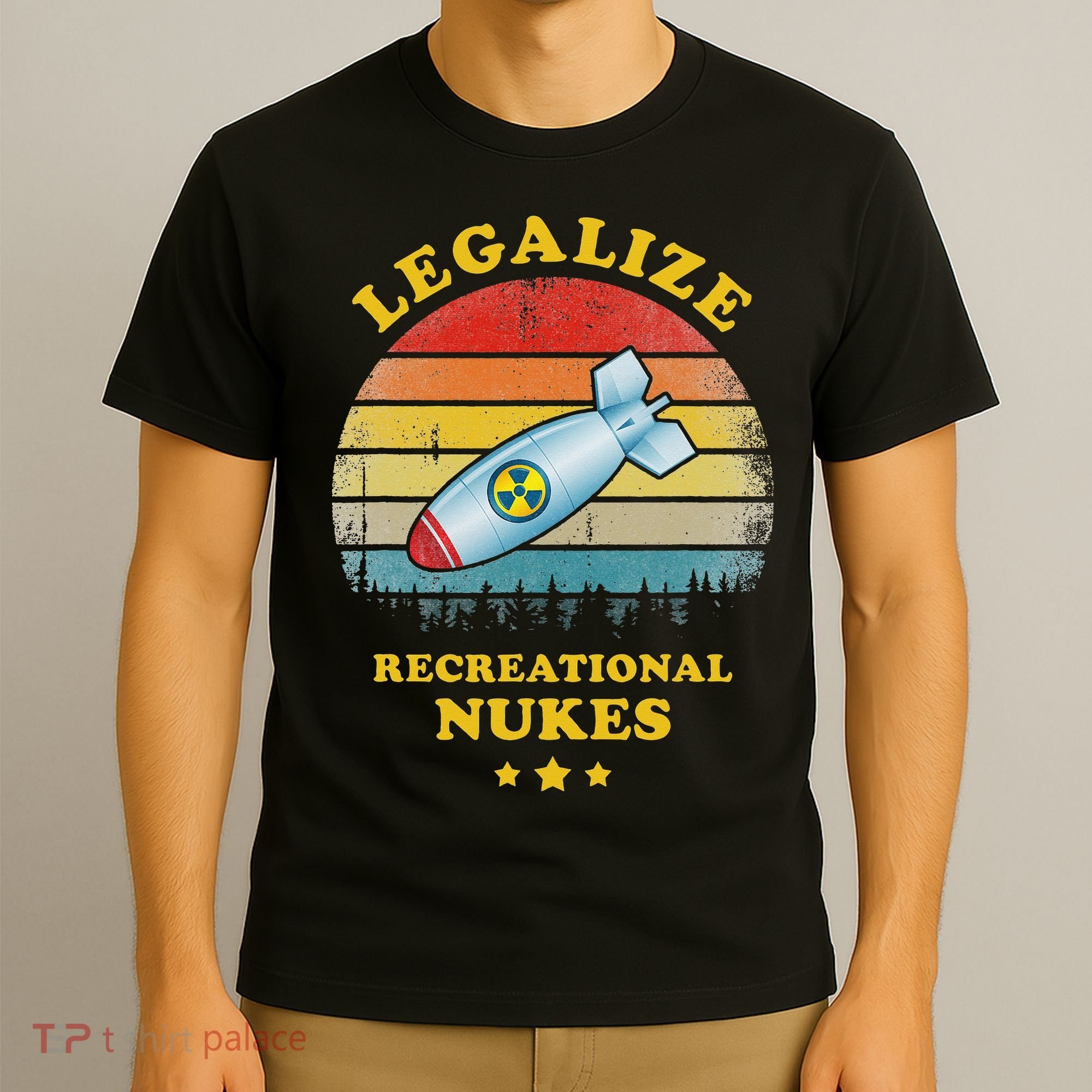 Legalize Recreational Nukes Funny Vintage T-Shirt
