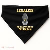 Legalize Recreational Nukes USA-Made Doggie Bandana thumb 0