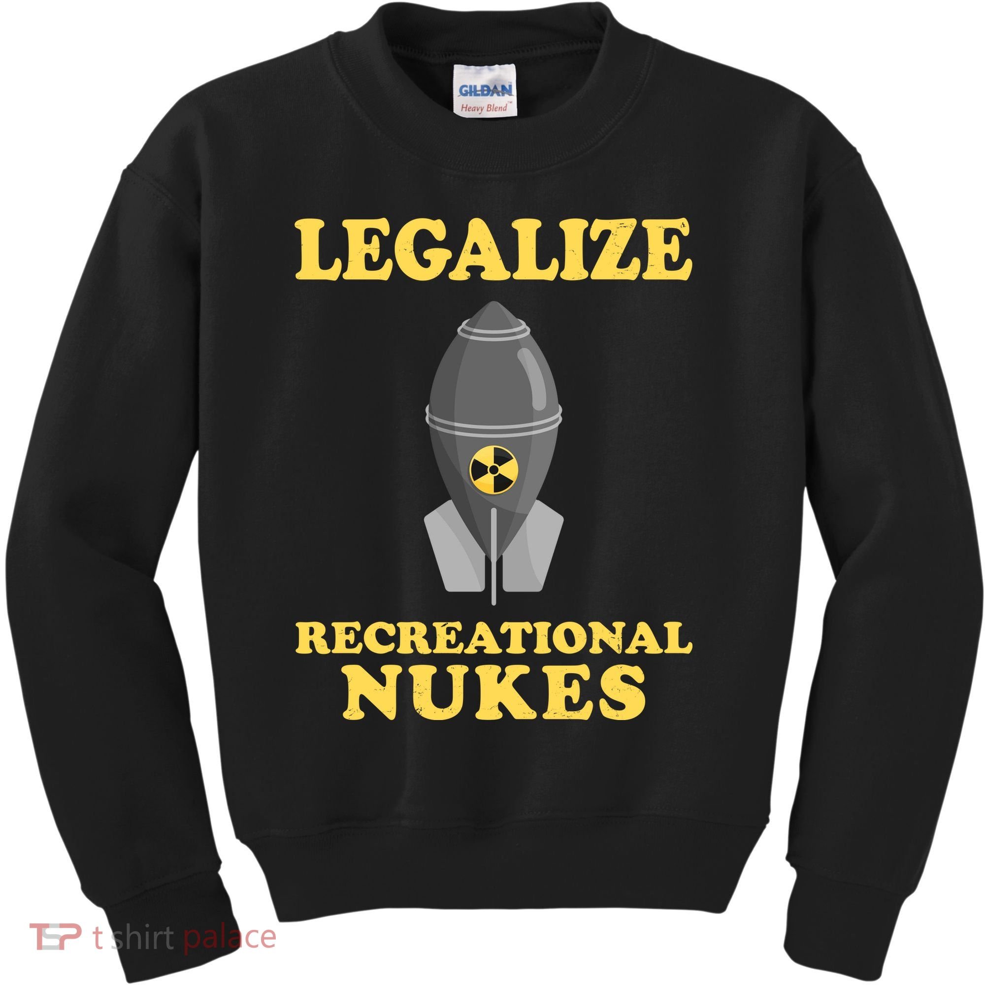 Legalize Recreational Nukes Kids Sweatshirt
