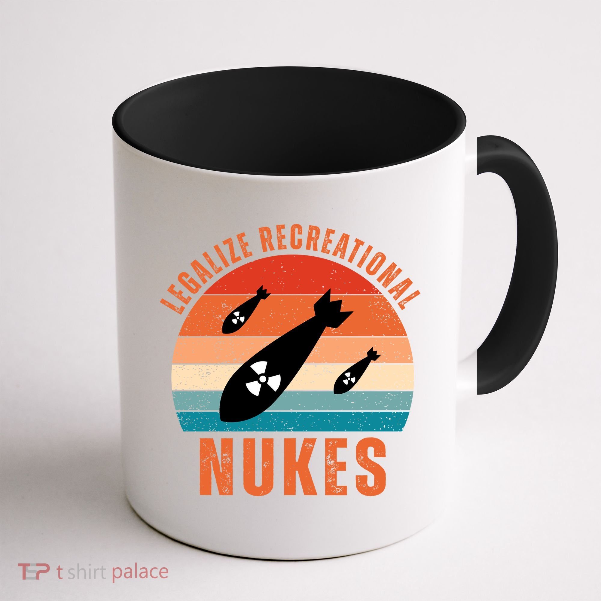 Legalize Recreational Nukes Funny Retro Coffee Mug