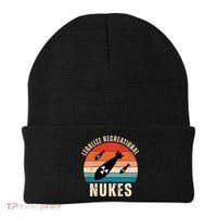 Legalize Recreational Nukes Funny Retro Beanie thumb 0