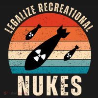Legalize Recreational Nukes Funny Retro Women's Hoodie thumb 2