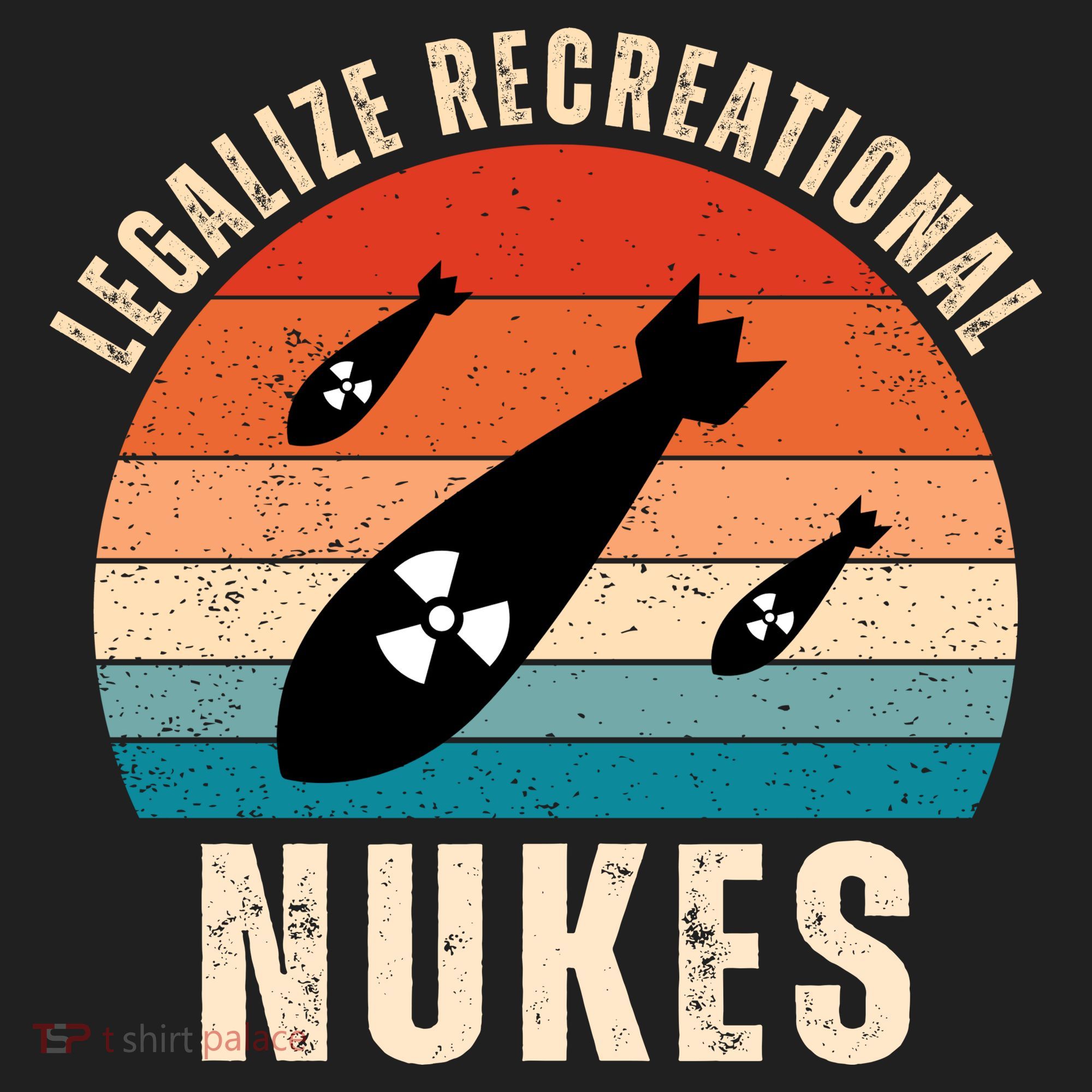 Legalize Recreational Nukes Funny Retro Tumbler