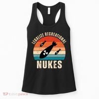 Legalize Recreational Nukes Funny Retro Women's Tank Top thumb 0