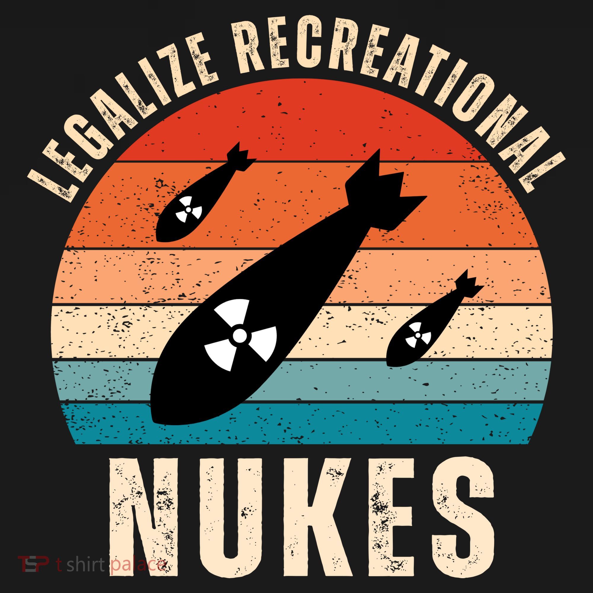 Legalize Recreational Nukes Funny Retro Women's Tank Top